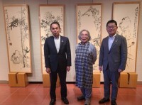 王子江氏の水墨画展